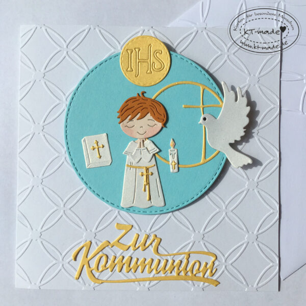 Erste heilige Kommunion für Jungen