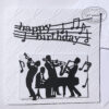 Geburtstagskarte mit Musikern