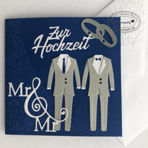 Hochzeitskarte Männer