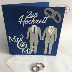 Hochzeitskarte Männer