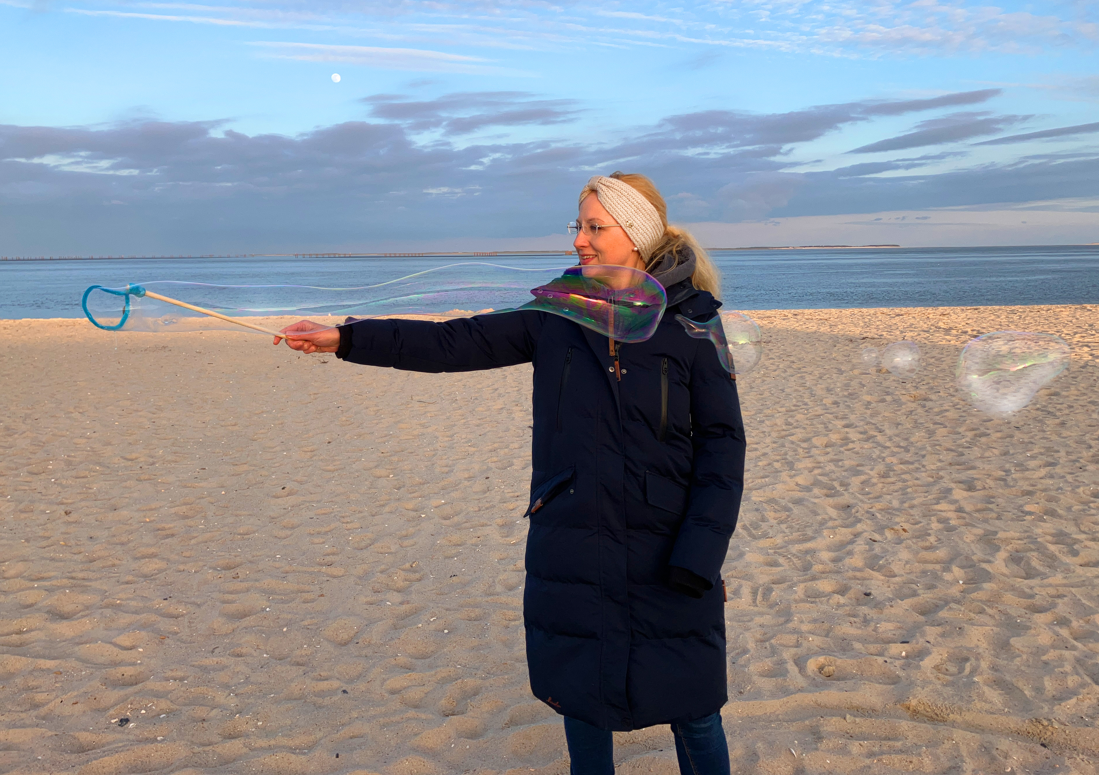 Seifenblasen Strand Sylt Hörnum