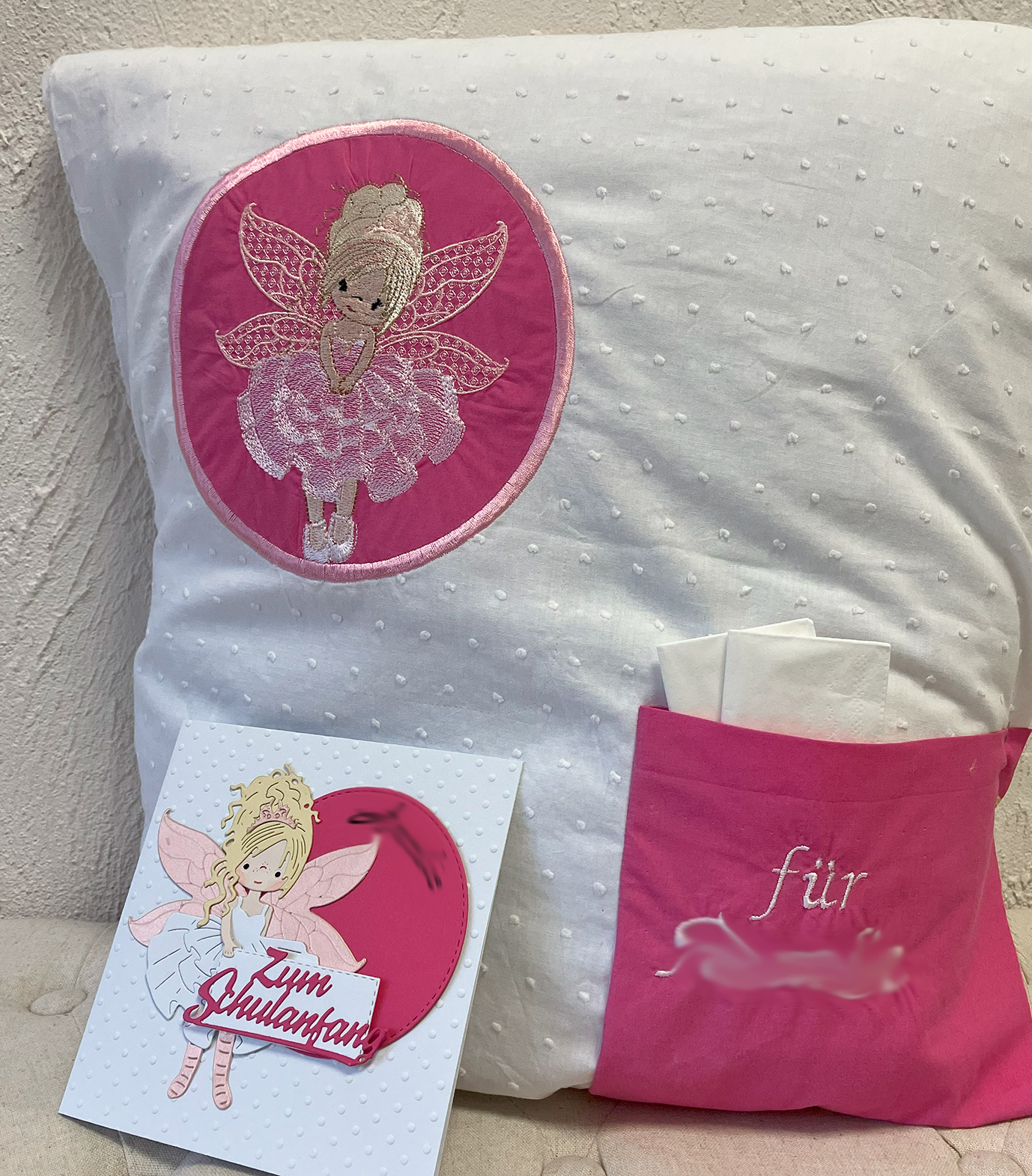 Mutmachkissen sinnvolles Geschenk zur Einschulung