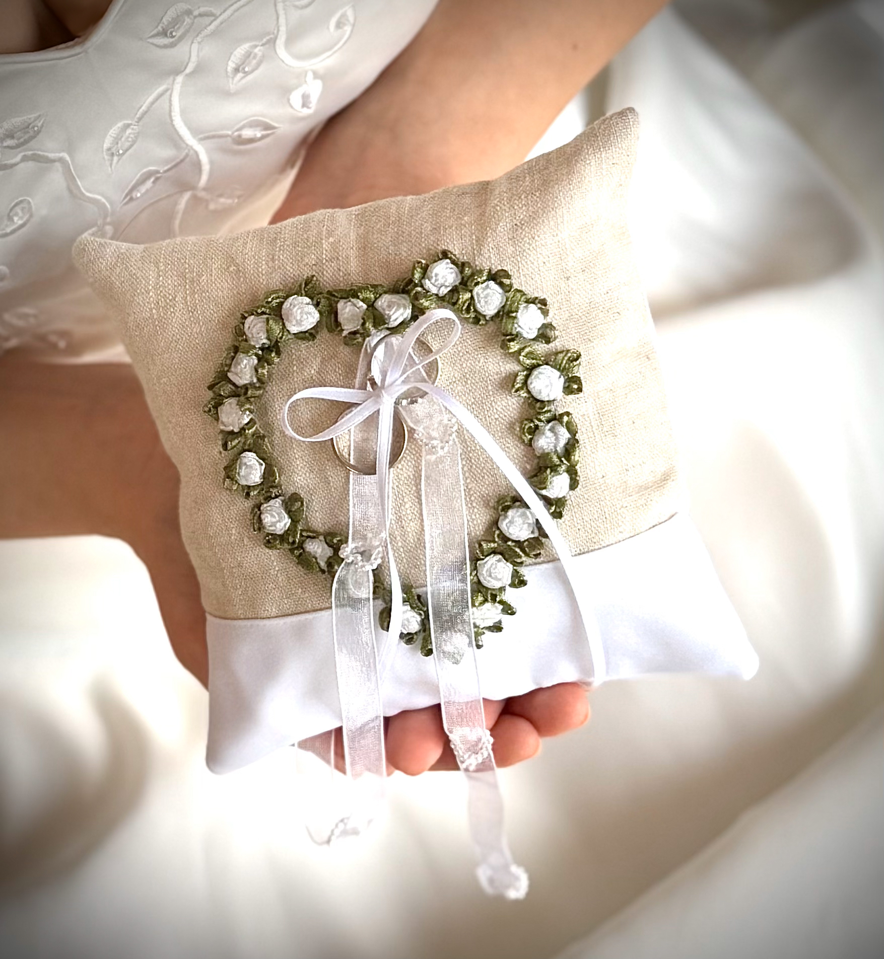 Ringkissen handgemacht handmade