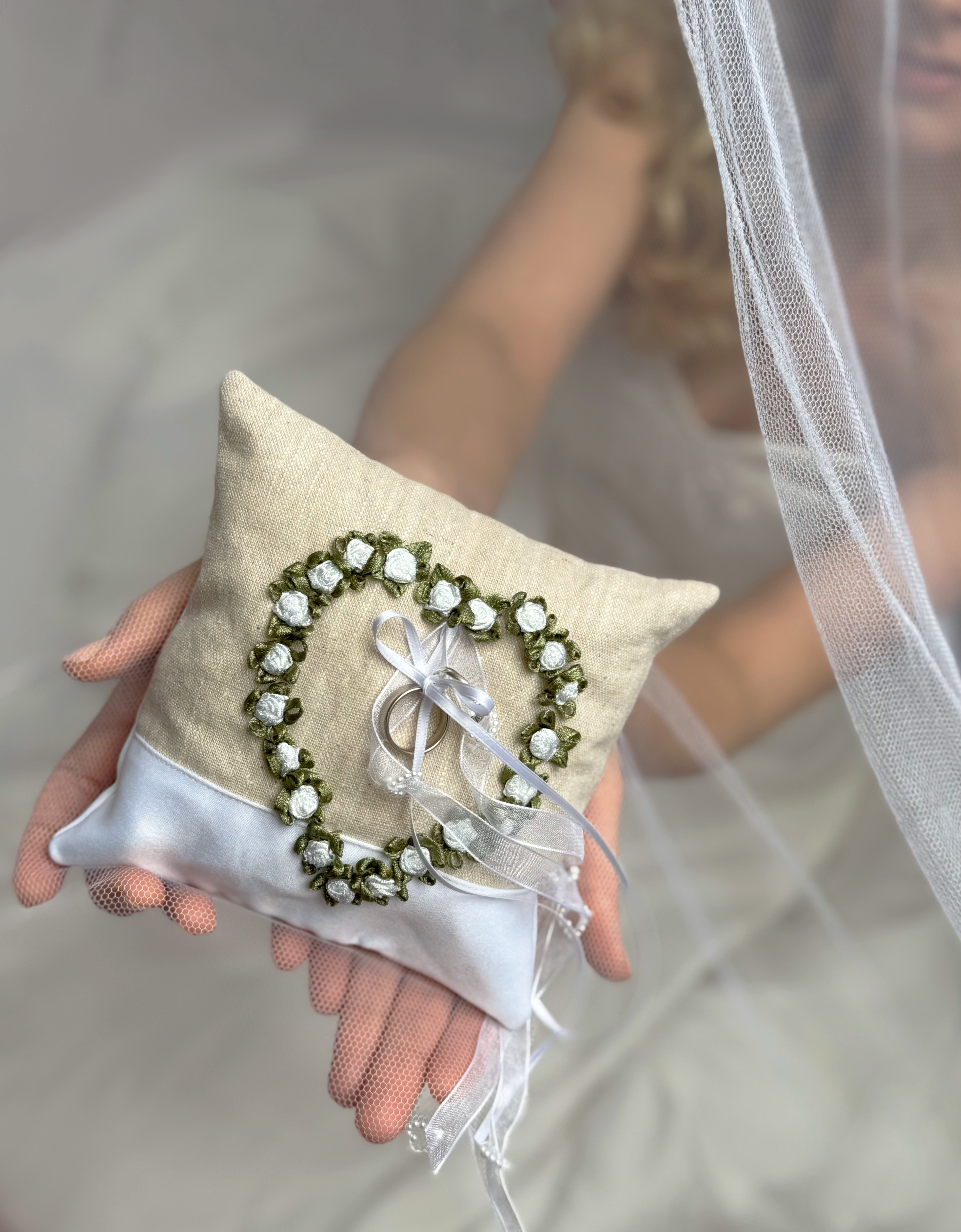 Ringkissen handgemacht handmade