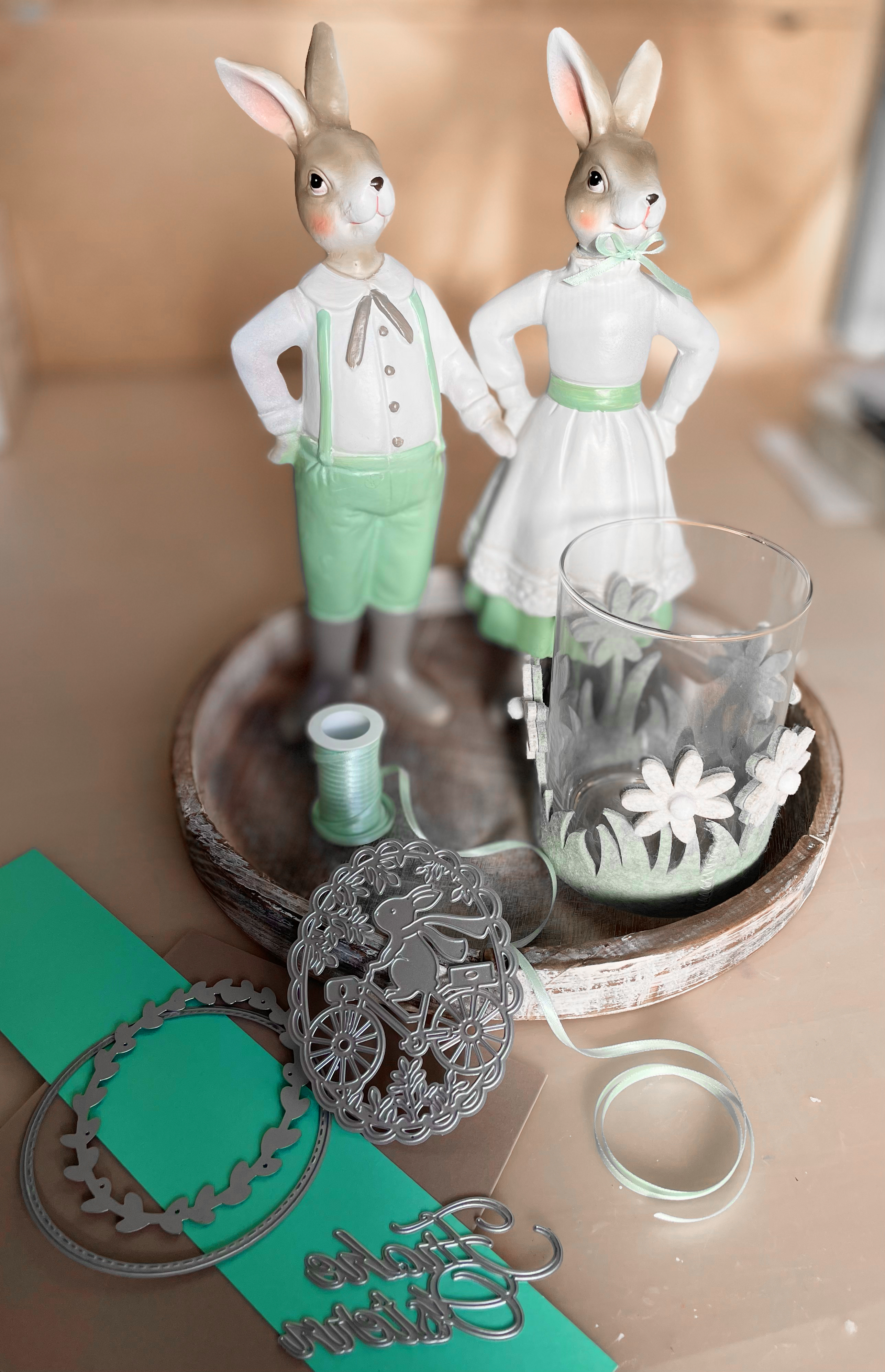 Geschenk Hasen Ostern mint